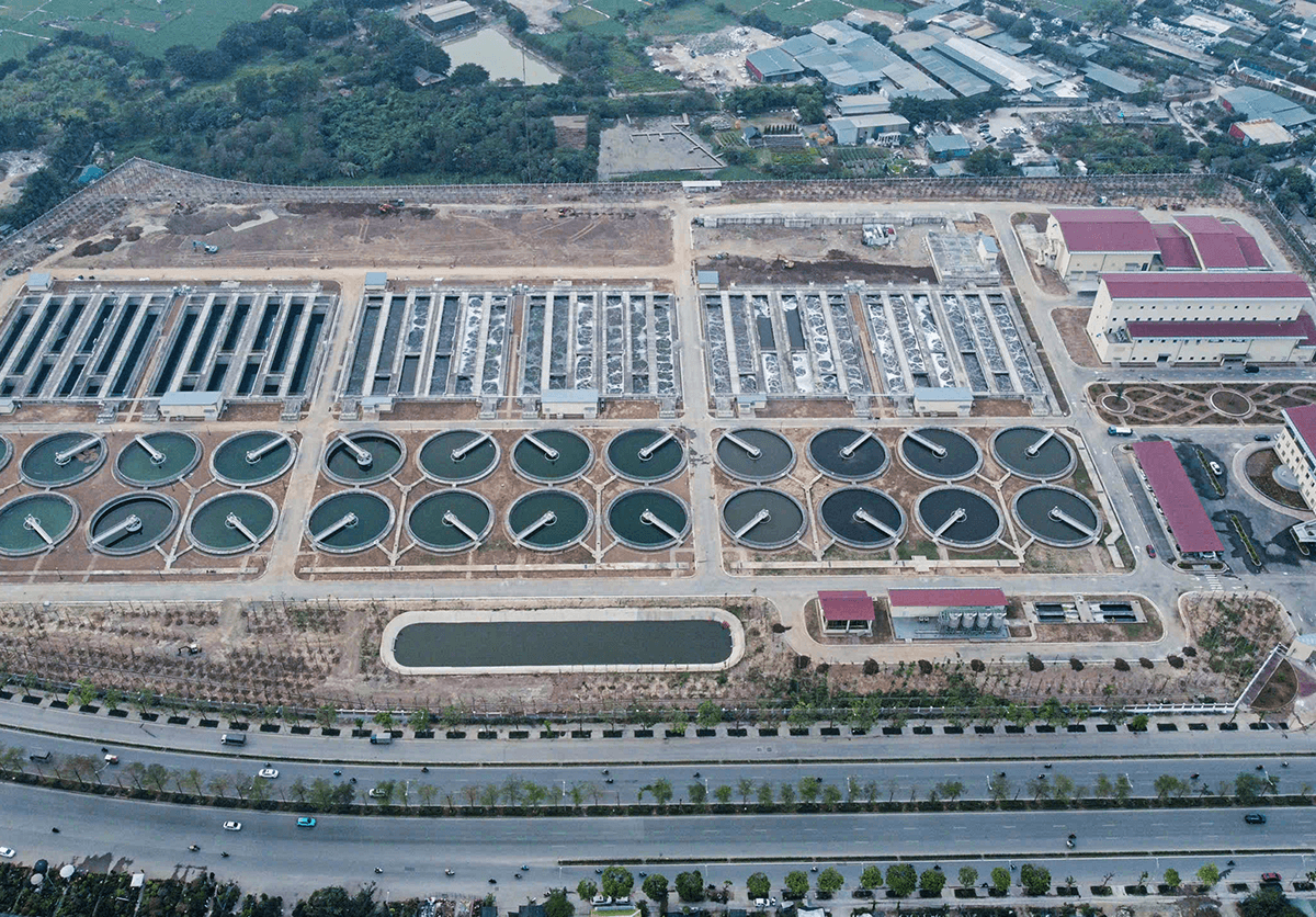 Nhà máy xử lý nước thải Yên Xá – Hà Nội