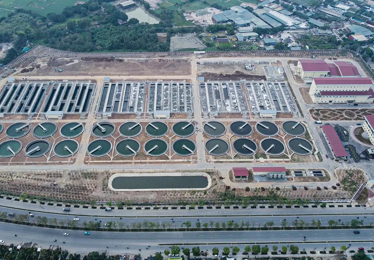 Nhà máy xử lý nước thải Yên Xá – Hà Nội